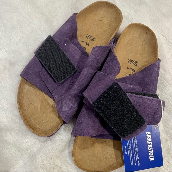 Birkenstock Kyoto Suede Sandal - Purple - 39 EU Narrow - Picture 8 of 10